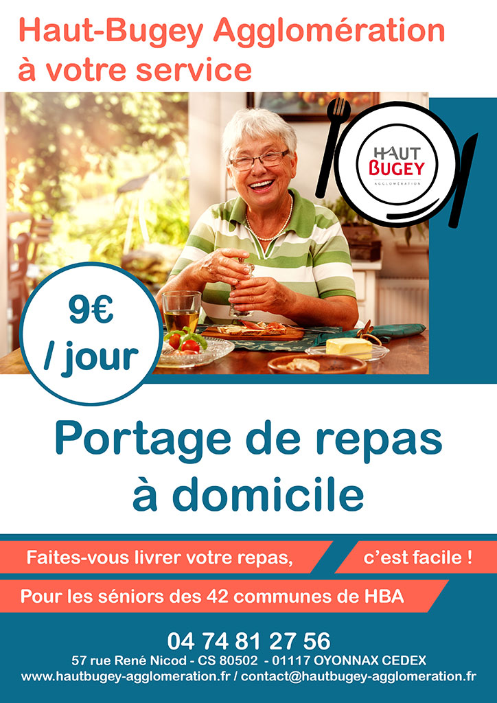 Service repas à domicile à Dortan